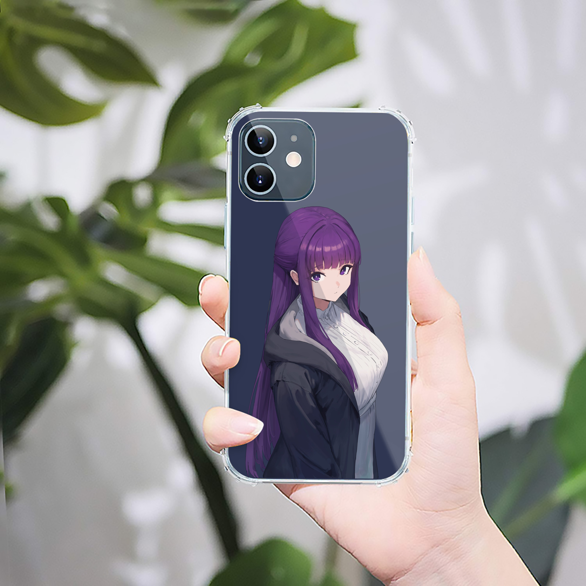 （画像用） 葬送のフリーレン Frieren 【iPhone 12シリーズ対応】透明スマホケース（クリアソフトケース）